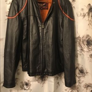 Street legal medium leather jacket